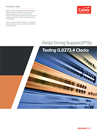 Front cover thumbnail - Testing G.8273.4 Clocks